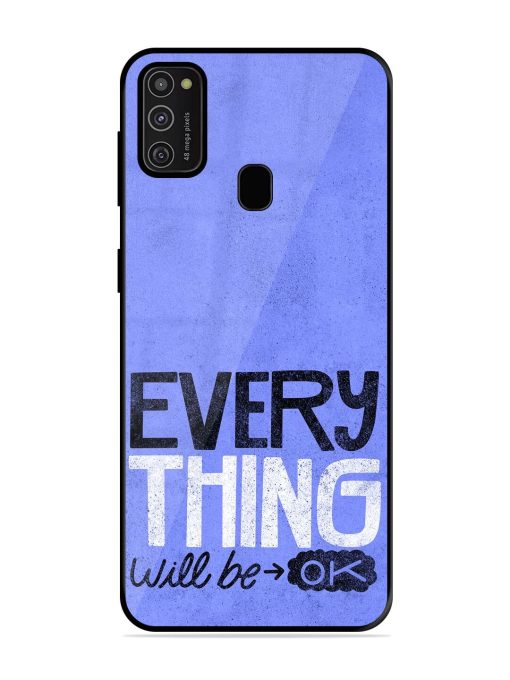 Hopeful Hues Glossy Soft Edge Case for Samsung Galaxy M21 (2021) Chachhi