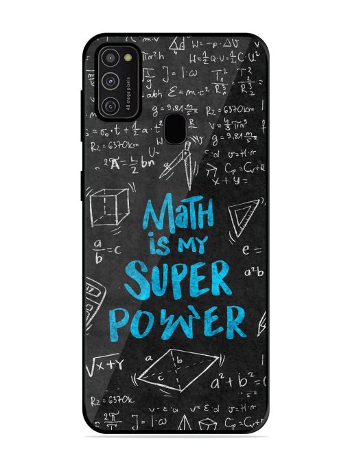 Math Magic Glossy Soft Edge Case for Samsung Galaxy M21 (2021) Chachhi