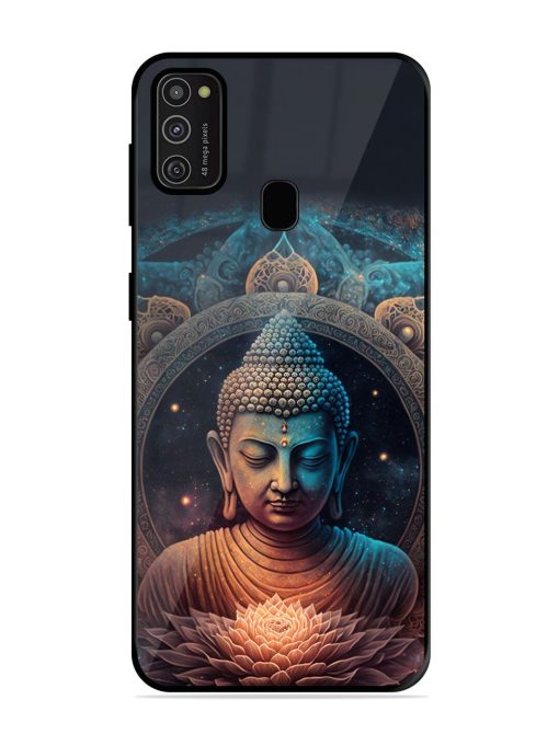 The Buddha Art Glossy Soft Edge Case for Samsung Galaxy M21 (2021) Chachhi