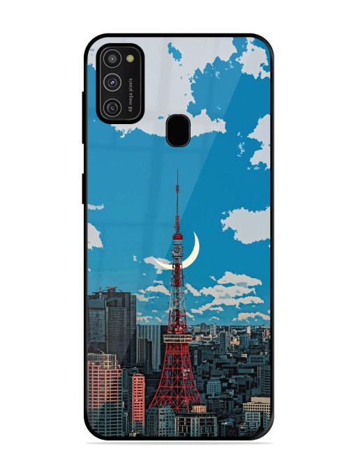 Tokyo Twilight Glossy Soft Edge Case for Samsung Galaxy M21 (2021)