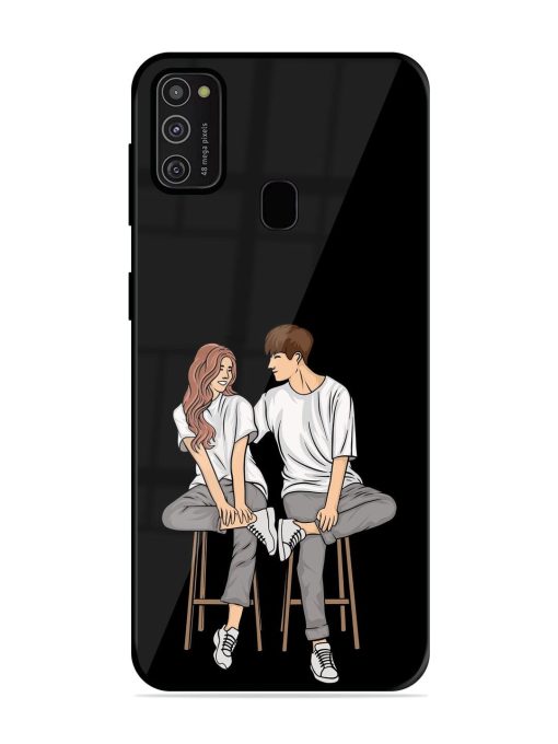 Soulful Connection Glossy Soft Edge Case for Samsung Galaxy M21 (2021) Chachhi