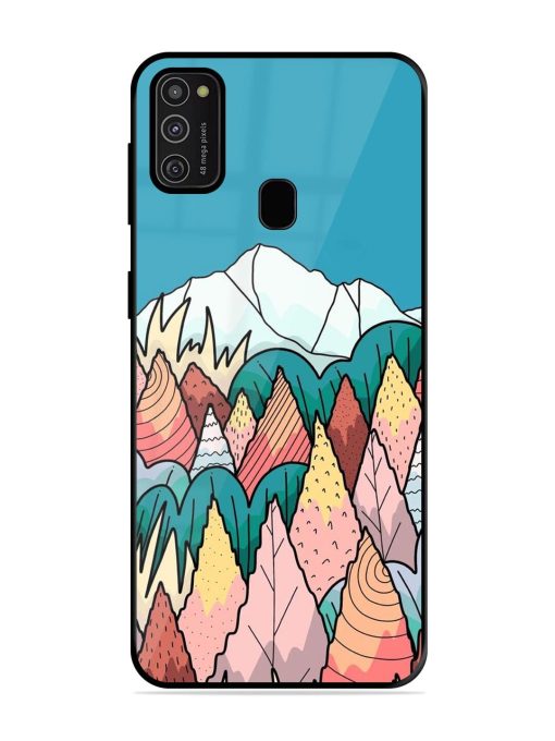 Mountain Dreamscape Glossy Soft Edge Case for Samsung Galaxy M21 (2021) Chachhi