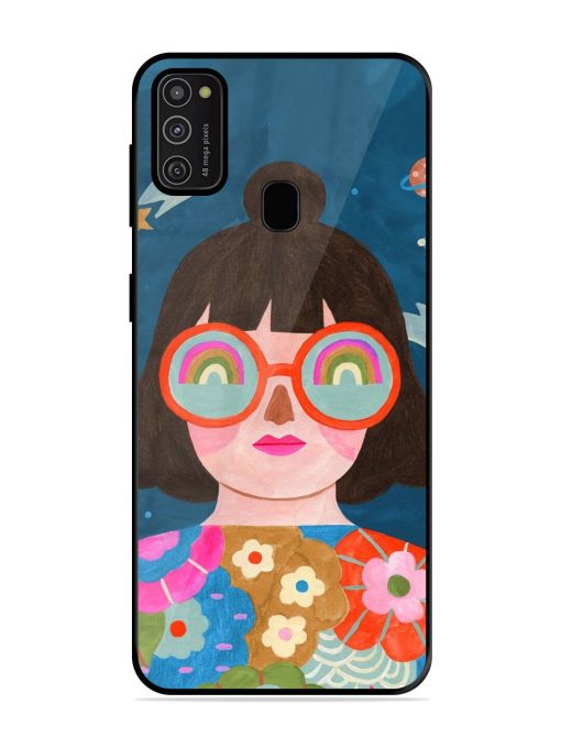 Dreamscape Vision Glossy Soft Edge Case for Samsung Galaxy M21 (2021)