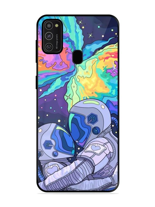 Cosmic Love Glossy Soft Edge Case for Samsung Galaxy M21 (2021) Chachhi