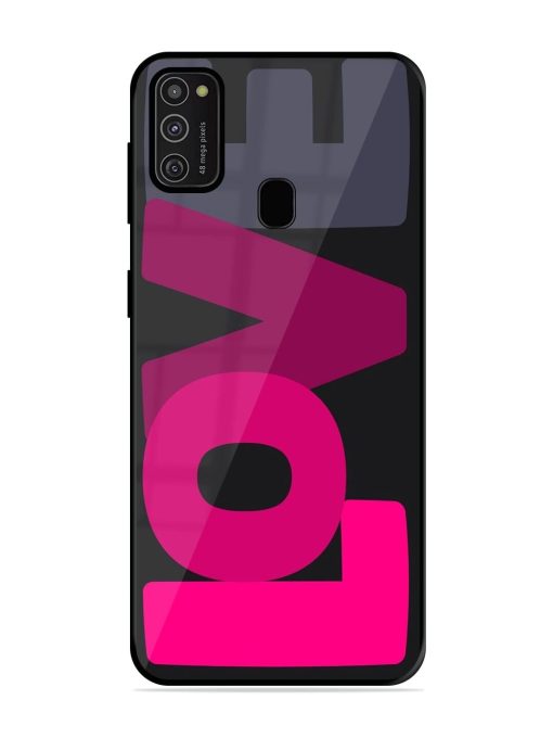 Pixelated Pastel Glossy Soft Edge Case for Samsung Galaxy M21 (2021)