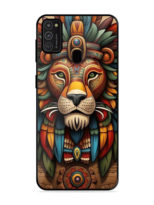 Aztec Majesty Glossy Soft Edge Case for Samsung Galaxy M21 (2021) Chachhi