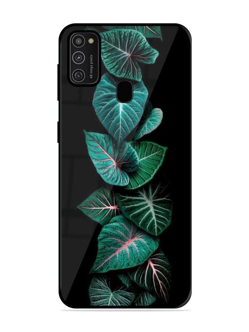 Emerald Elegance Glossy Soft Edge Case for Samsung Galaxy M21 (2021)