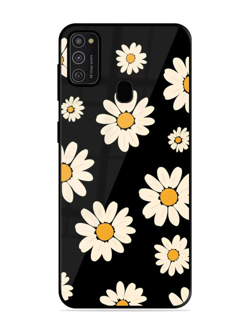 Daisies In The Night Glossy Soft Edge Case for Samsung Galaxy M21 (2021)
