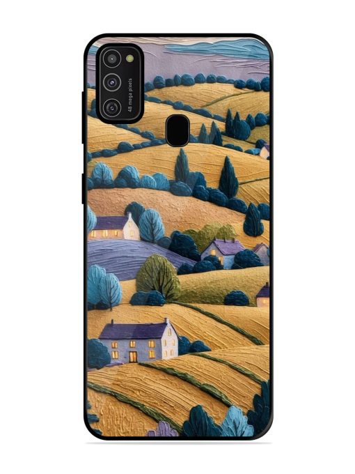 Rolling Hilltop Haven Glossy Soft Edge Case for Samsung Galaxy M21 (2021)