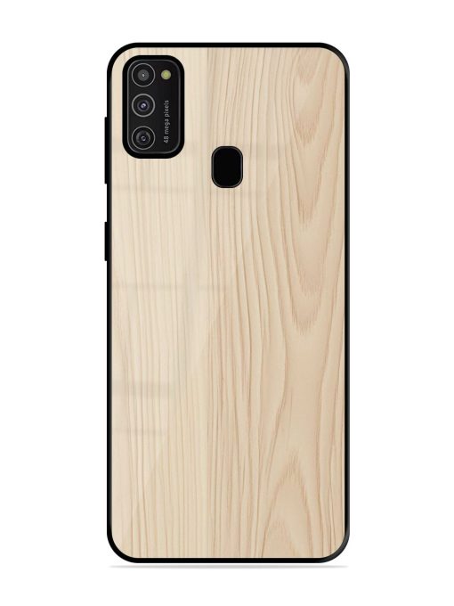 Textured Timber Glossy Soft Edge Case for Samsung Galaxy M21 (2021) Chachhi