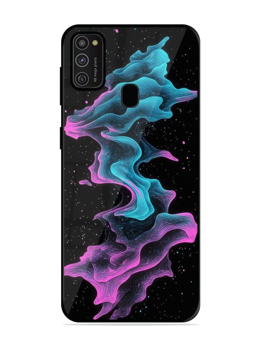 Cosmic Currents Glossy Soft Edge Case for Samsung Galaxy M21 (2021) Chachhi