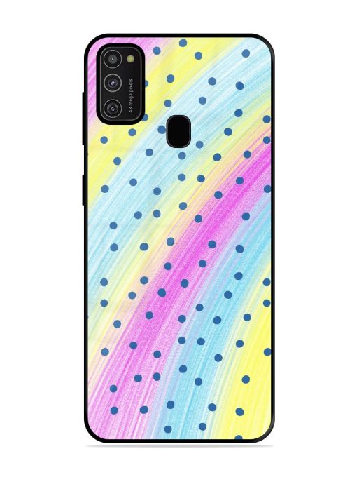 Polka Dot Paradise Glossy Soft Edge Case for Samsung Galaxy M21 (2021)