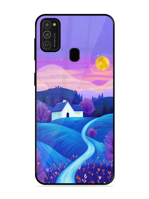 Moonlit Meadow Glossy Soft Edge Case for Samsung Galaxy M21 (2021) Chachhi