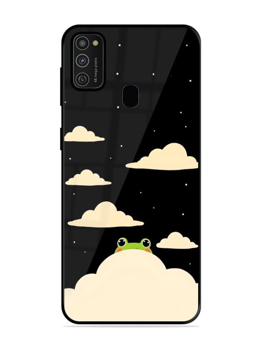 Froggy Night Sky Glossy Soft Edge Case for Samsung Galaxy M21 (2021)