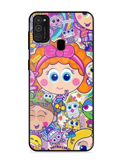 Distroller Friends Glossy Soft Edge Case for Samsung Galaxy M21 (2021)
