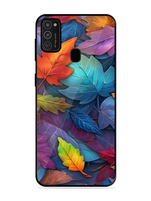 Autumn'S Embrace Glossy Soft Edge Case for Samsung Galaxy M21 (2021) Chachhi