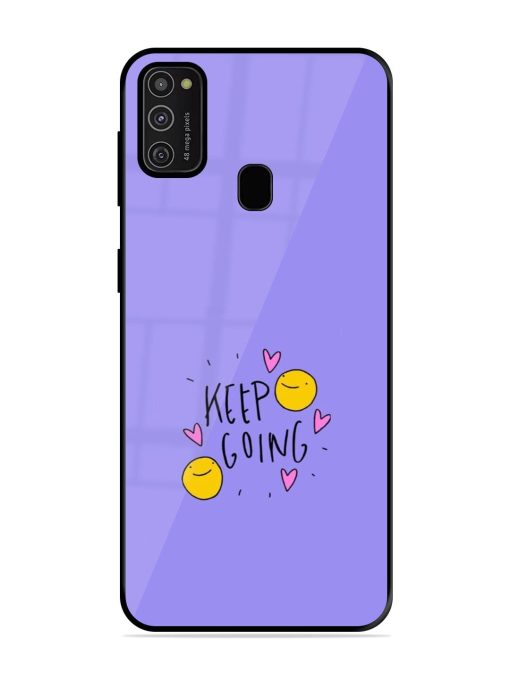 Smiling Through It All Glossy Soft Edge Case for Samsung Galaxy M21 (2021)