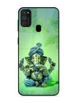 Ganesha, The Remover Of Obstacles Glossy Soft Edge Case for Samsung Galaxy M21 (2021)