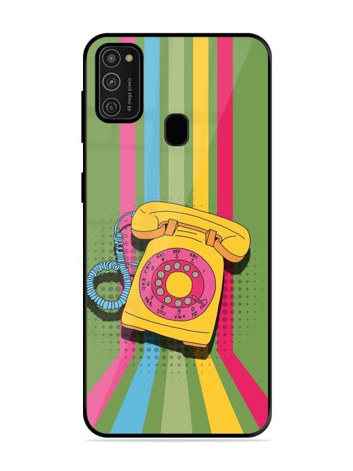 Retro Dialer Glossy Soft Edge Case for Samsung Galaxy M21 (2021) Chachhi