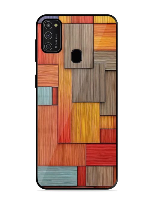 Woodsy Wonders Glossy Soft Edge Case for Samsung Galaxy M21 (2021) Chachhi