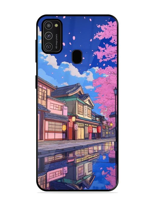 Tranquil Reflections Glossy Soft Edge Case for Samsung Galaxy M21 (2021)