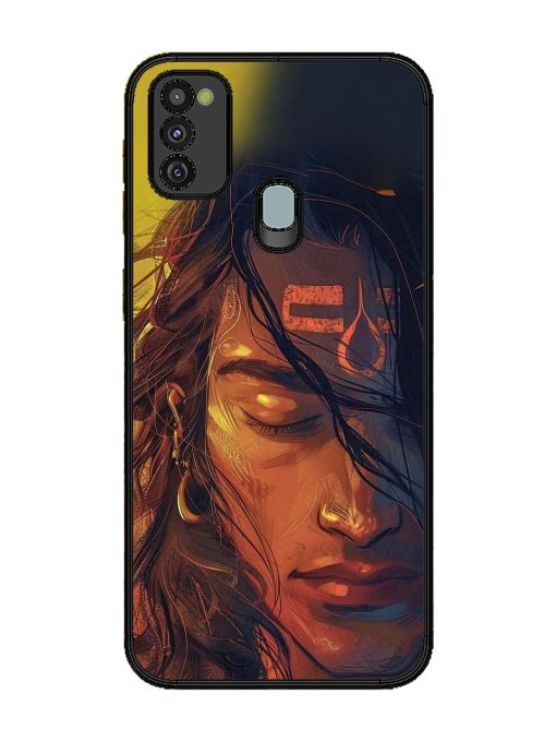 Tranquil Shiva Glossy Soft Edge Case for Samsung Galaxy M21 (4G) Chachhi