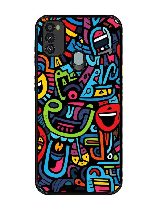 Doodlephoria Glossy Soft Edge Case for Samsung Galaxy M21 (4G) Chachhi