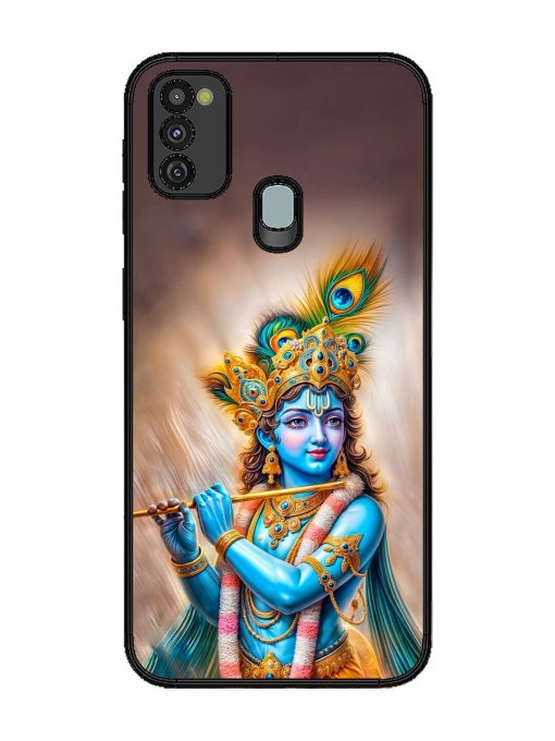 Divine Krishna Glossy Soft Edge Case for Samsung Galaxy M21 (4G) Chachhi