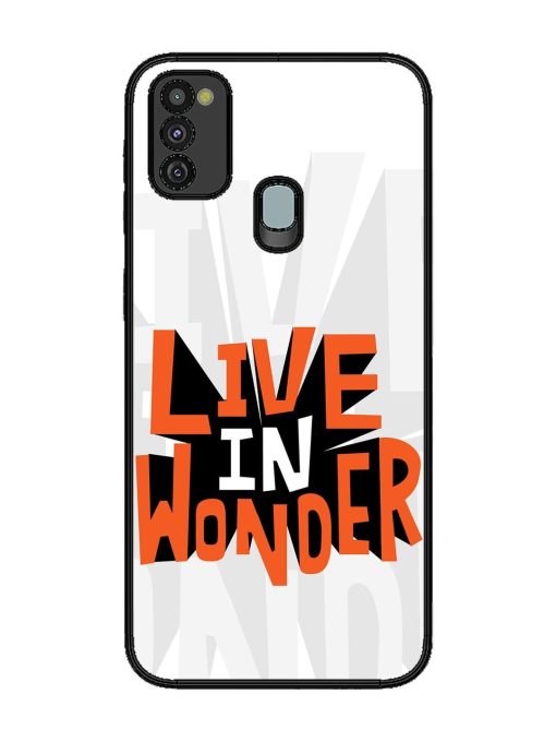 Wonder Burst Glossy Soft Edge Case for Samsung Galaxy M21 (4G) Chachhi