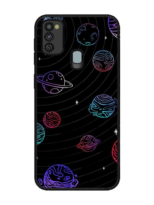 Cosmic Ballet Glossy Soft Edge Case for Samsung Galaxy M21 (4G) Chachhi