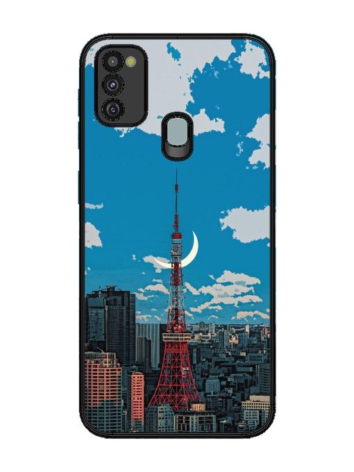 Tokyo Twilight Glossy Soft Edge Case for Samsung Galaxy M21 (4G) Chachhi