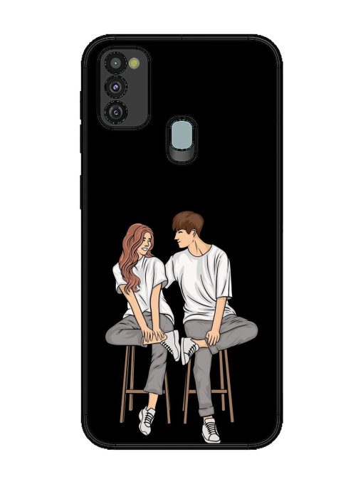 Soulful Connection Glossy Soft Edge Case for Samsung Galaxy M21 (4G) Chachhi