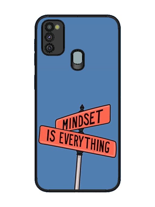 Mindset Matters Glossy Soft Edge Case for Samsung Galaxy M21 (4G) Chachhi