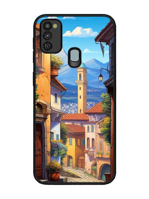 Tuscan Twilight Glossy Soft Edge Case for Samsung Galaxy M21 (4G) Chachhi