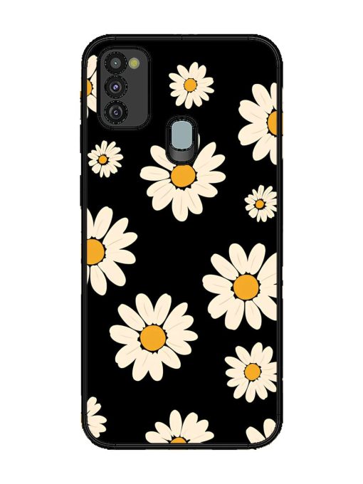 Daisies In The Night Glossy Soft Edge Case for Samsung Galaxy M21 (4G) Chachhi