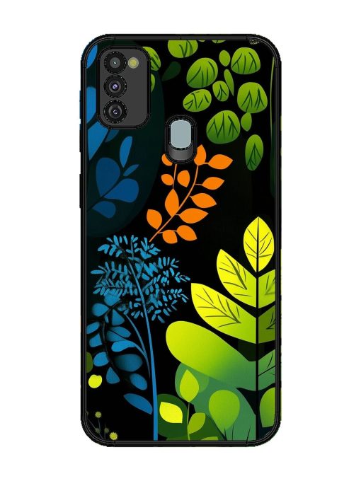 Midnight Garden Glossy Soft Edge Case for Samsung Galaxy M21 (4G) Chachhi