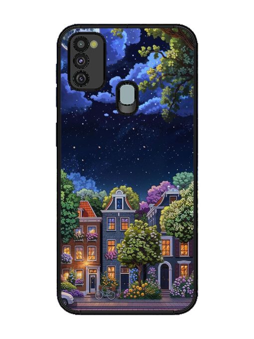 Moonlit Streets Glossy Soft Edge Case for Samsung Galaxy M21 (4G)