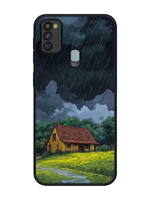 Rainy Day Retreat Glossy Soft Edge Case for Samsung Galaxy M21 (4G) Chachhi