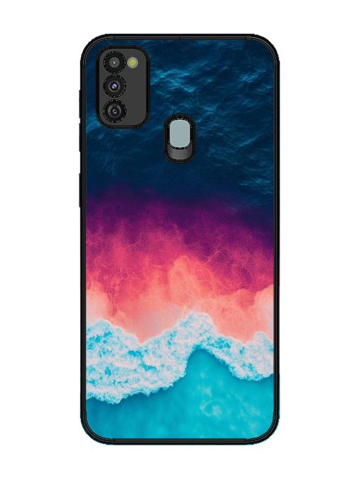 Where The Ocean Meets The Sky Glossy Soft Edge Case for Samsung Galaxy M21 (4G) Chachhi