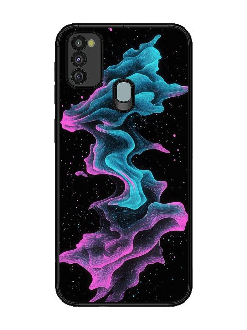 Cosmic Currents Glossy Soft Edge Case for Samsung Galaxy M21 (4G) Chachhi