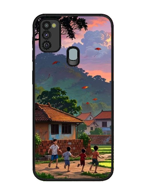 Sunset Play Glossy Soft Edge Case for Samsung Galaxy M21 (4G) Chachhi