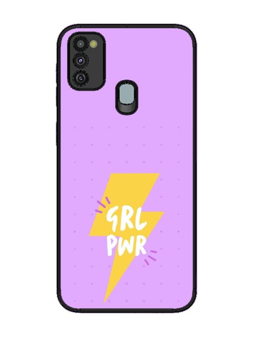 Girl Power Spark Glossy Soft Edge Case for Samsung Galaxy M21 (4G) Chachhi