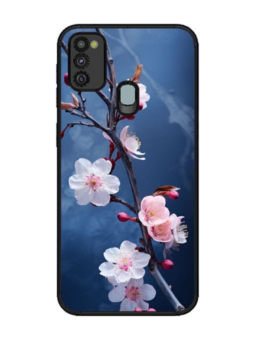 Delicate Blossoms Glossy Soft Edge Case for Samsung Galaxy M21 (4G) Chachhi