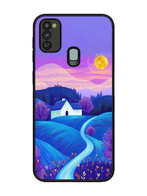 Moonlit Meadow Glossy Soft Edge Case for Samsung Galaxy M21 (4G) Chachhi