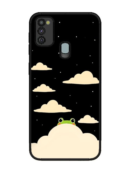 Froggy Night Sky Glossy Soft Edge Case for Samsung Galaxy M21 (4G) Chachhi