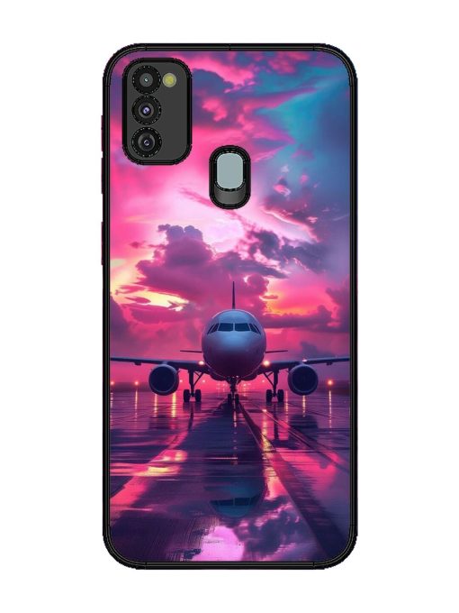 Neon Runway Glossy Soft Edge Case for Samsung Galaxy M21 (4G) Chachhi