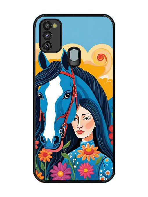 Equine Enchantment Glossy Soft Edge Case for Samsung Galaxy M21 (4G) Chachhi