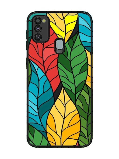 Foliage Fiesta Glossy Soft Edge Case for Samsung Galaxy M21 (4G) Chachhi