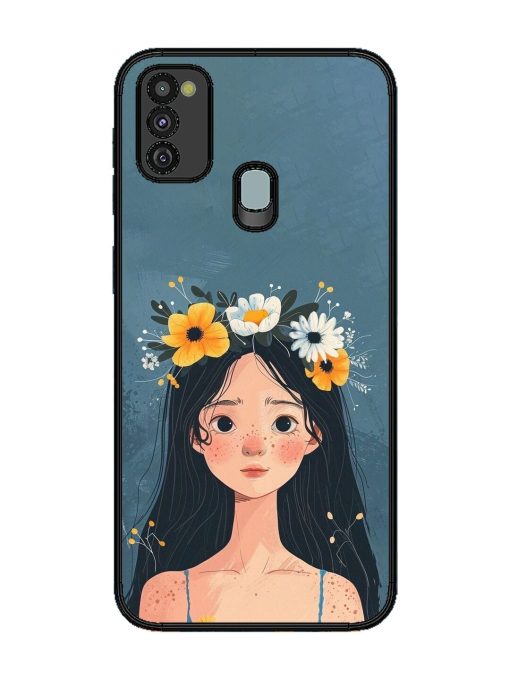 Gurl Art Glossy Soft Edge Case for Samsung Galaxy M21 (4G)