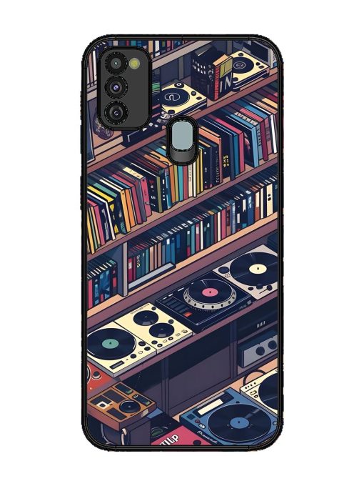 Music Lover'S Haven Glossy Soft Edge Case for Samsung Galaxy M21 (4G) Chachhi